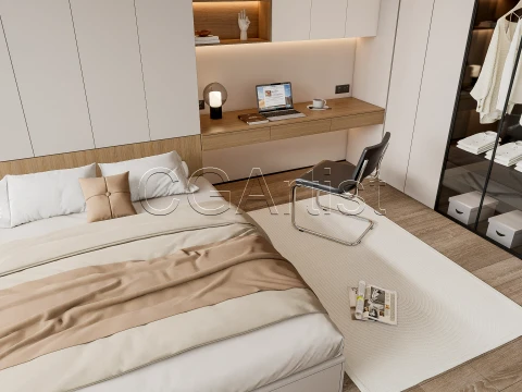 Modern bedroom 22 3D Model