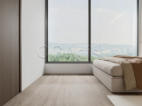 Modern bedroom 22 3D Model