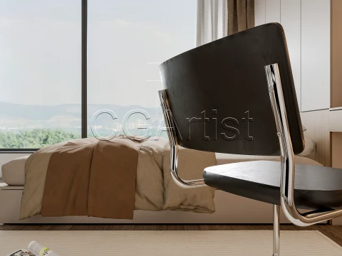 Modern bedroom 22 3D Model
