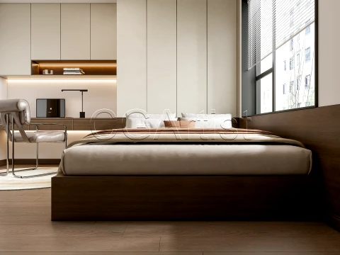 Modern bedroom 23 3D Model