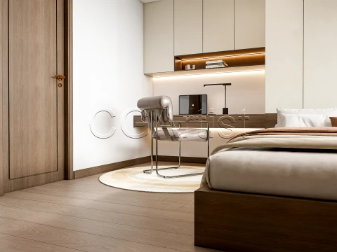 Modern bedroom 23 3D Model
