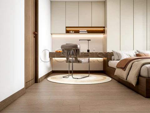 Modern bedroom 23 3D Model