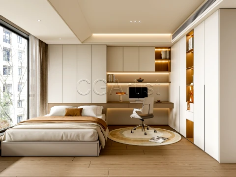 Dormitorio moderno 26 Modelo 3D