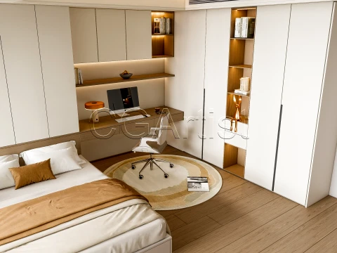 Modern bedroom 26 3D Model
