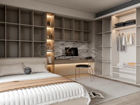 Modern bedroom 27 3D Model
