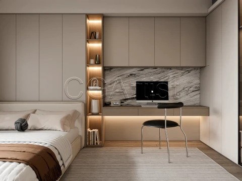 Modern bedroom 27 3D Model