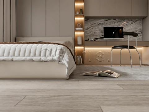 Modern bedroom 27 3D Model