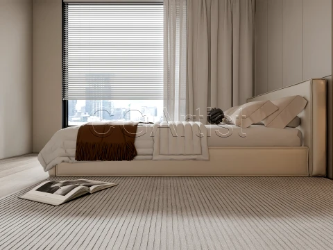 Modern bedroom 27 3D Model