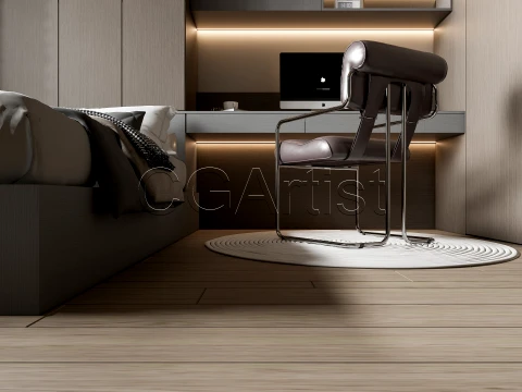 Modern bedroom 28 3D Model