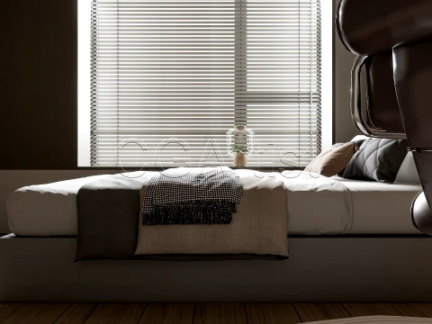 Modern bedroom 28 3D Model