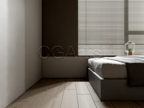 Modern bedroom 28 3D Model