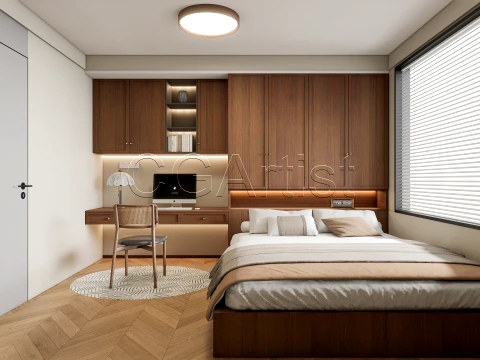 Modern bedroom 29 3D Model