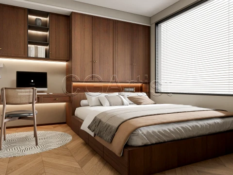 Modern bedroom 29 3D Model