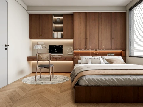 Modern bedroom 29 3D Model