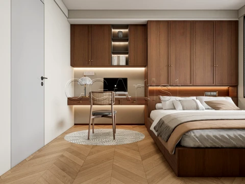 Modern bedroom 29 3D Model