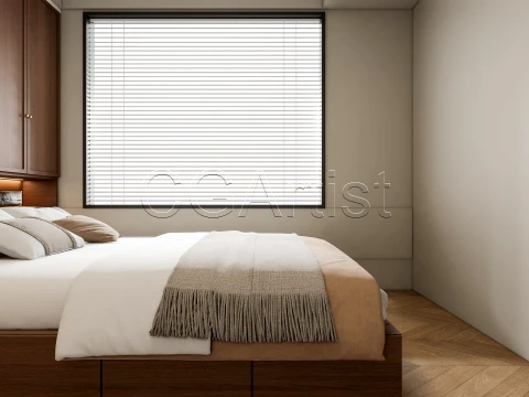 Modern bedroom 29 3D Model