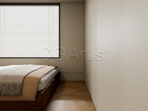 Modern bedroom 29 3D Model