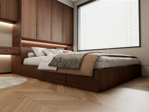 Modern bedroom 29 3D Model