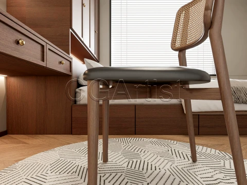 Modern bedroom 29 3D Model