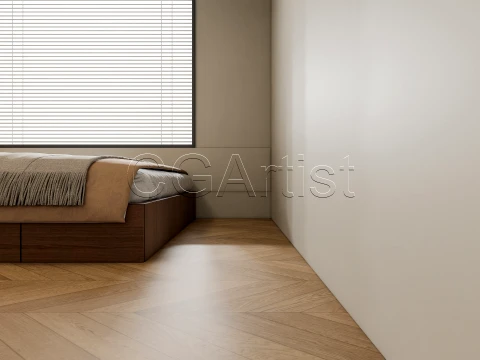 Modern bedroom 29 3D Model