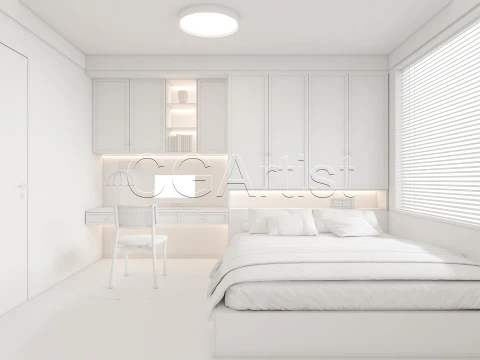 Modern bedroom 29 3D Model
