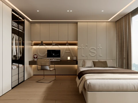 Modern bedroom 30 3D Model