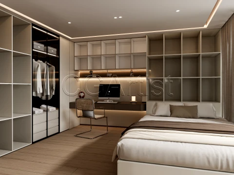 Modern bedroom 30 3D Model