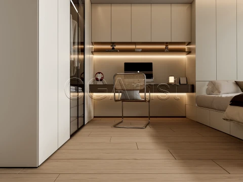 Modern bedroom 30 3D Model