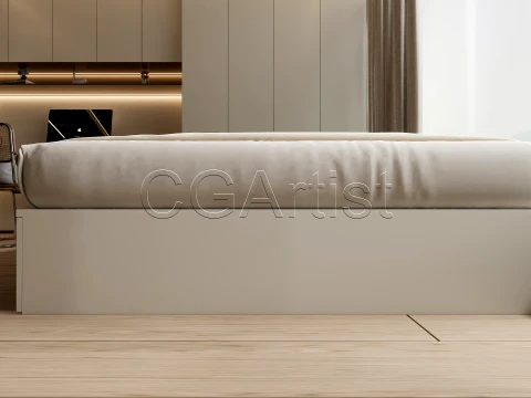 Modern bedroom 30 3D Model