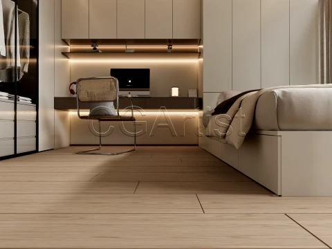 Modern bedroom 30 3D Model