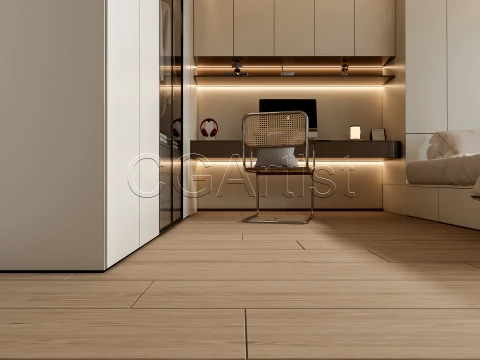 Modern bedroom 30 3D Model