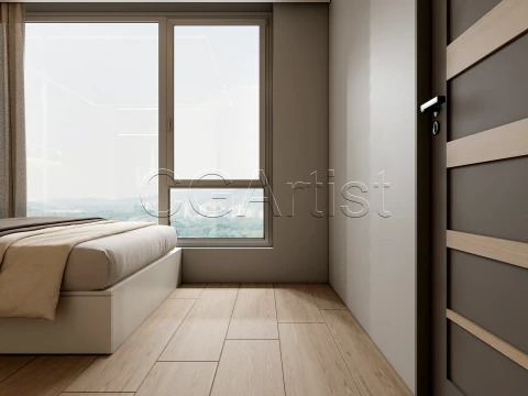 Modern bedroom 30 3D Model