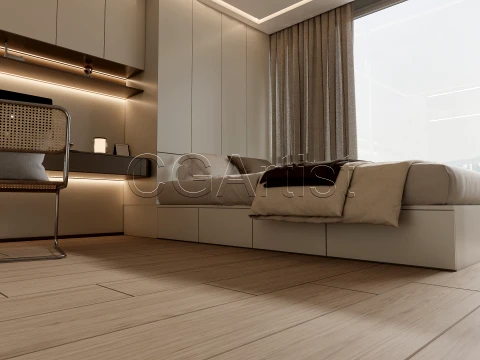 Modern bedroom 30 3D Model