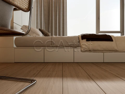 Modern bedroom 30 3D Model