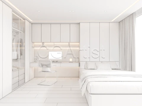 Modern bedroom 30 3D Model