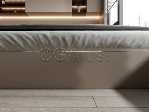 Modern bedroom 31 3D Model