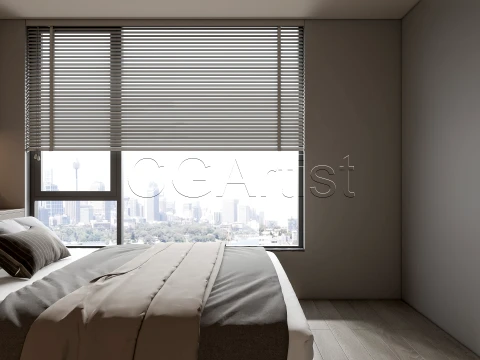 Modern bedroom 31 3D Model