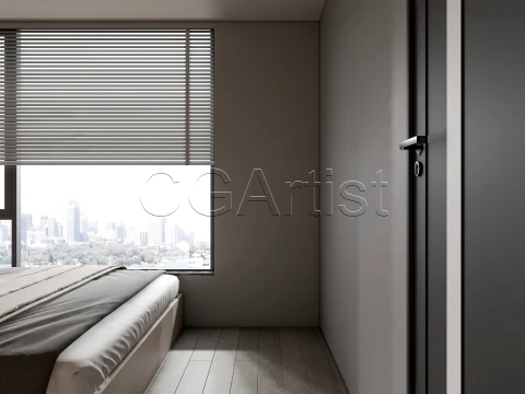 Modern bedroom 31 3D Model