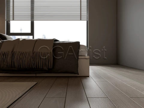 Modern bedroom 31 3D Model