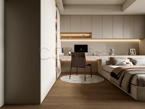 Modern bedroom 32 3D Model