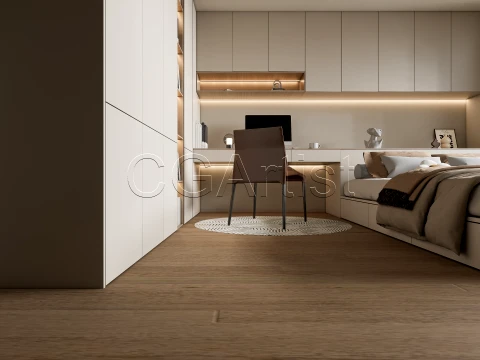 Modern bedroom 32 3D Model