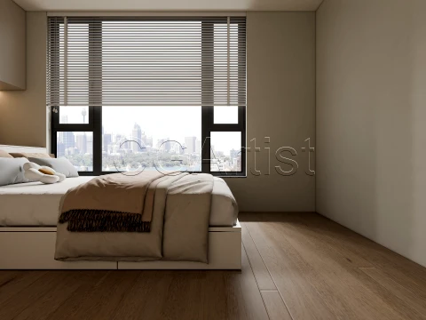 Modern bedroom 32 3D Model