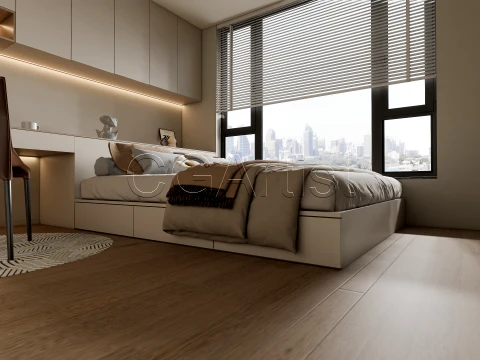 Modern bedroom 32 3D Model