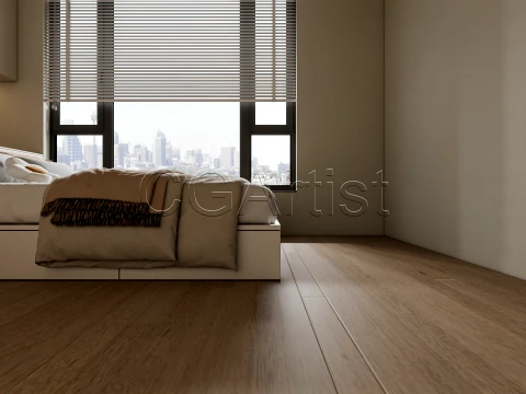 Modern bedroom 32 3D Model