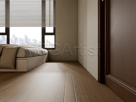 Modern bedroom 32 3D Model