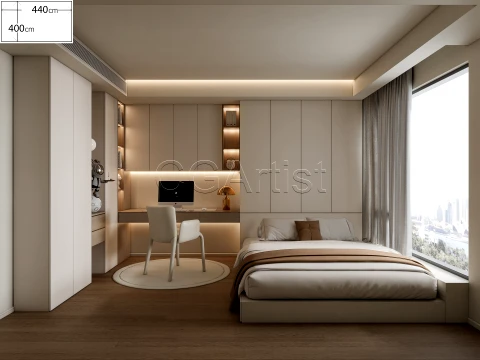Dormitorio moderno 33 Modelo 3D