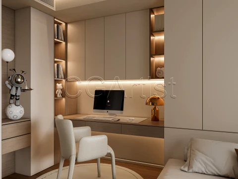 Modern bedroom 33 3D Model