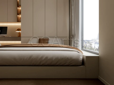 Modern bedroom 33 3D Model