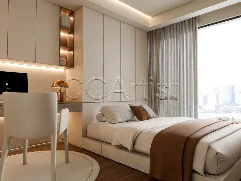 Modern bedroom 33 3D Model