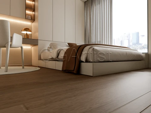 Modern bedroom 33 3D Model